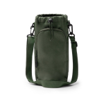 Flaschentasche recycelt mit verstellbarem Verschluss 2,5 L farbe dunkelgrün zweite Ansicht