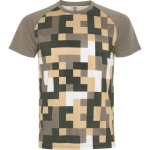 Unisex-Funktionsshirt, Raglanärmel 150g/m² Roly Direct Ventor farbe sandbraun erste Gebrauchsansicht