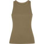 Damen-Tanktop aus Rippstrick 270 g/m² Roly Direct Dribe farbe militärgrün erste Gebrauchsansicht