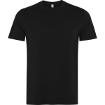 Unisex-Baumwoll-T-Shirt mit kurzen Ärmeln 180 g/m² Roly Direct Kutta farbe schwarz erste Gebrauchsansicht