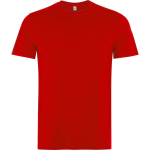 Unisex-Baumwoll-T-Shirt mit kurzen Ärmeln 180 g/m² Roly Direct Kutta farbe rot erste Gebrauchsansicht