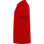 Unisex-Baumwoll-T-Shirt mit kurzen Ärmeln 180 g/m² Roly Direct Kutta farbe rot