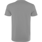 Unisex-Baumwoll-T-Shirt mit kurzen Ärmeln 180 g/m² Roly Direct Kutta farbe hellgrau zweite Ansicht