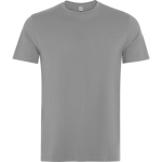 Unisex-Baumwoll-T-Shirt mit kurzen Ärmeln 180 g/m² Roly Direct Kutta farbe hellgrau erste Gebrauchsansicht
