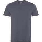 Unisex-Baumwoll-T-Shirt mit kurzen Ärmeln 180 g/m² Roly Direct Kutta farbe aschgrau erste Gebrauchsansicht