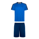Unisex-Sportset, kurzärmelig, aus Polyester 140 g/m² Roly Direct Titan farbe köngisblau erste Gebrauchsansicht