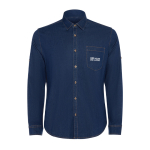 Jeanshemd aus Baumwolle mit Stretchgewebe 210g/m² Roly Direct Lujan Hauptansicht
