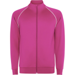 Unisex-Sport-Sweatshirt mit Stehkragen 210 g/m² Roly Direct Valier farbe neonrosa erste Gebrauchsansicht