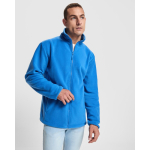 Unisex-Fleecejacke mit Stehkragen 300 g/m² Roly Direct New Artic farbe köngisblau erste Detailansicht