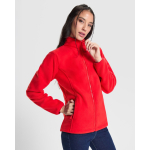 Fleecejacke Damen mit Reißverschluss 300 g/m2 Roly New Artic farbe rot erste Detailansicht