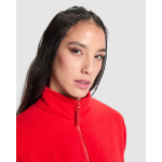 Fleecejacke Damen mit Reißverschluss 300 g/m2 Roly New Artic farbe rot dritte Detailansicht