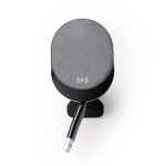 Kabelloses Autoladegerät mit einziehbarem USB-C-Kabel 15 W farbe schwarz zweite Ansicht