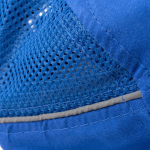 Sportkappe mit seitlichem Netzgewebe und reflektierendem Band 100 g/m² farbe köngisblau erste Detailansicht
