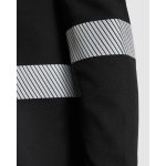 Polo Langarm unisex hochsichtbar 220 g/m2 Roly Foran LS farbe schwarz vierte Detailansicht