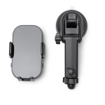 Auto-Smartphone-Halterung mit verstellbarem kabellosem Ladegerät 15 W farbe schwarz erste Detailansicht