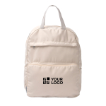 Faltbarer Rucksack Polyester Baumwolle mit Doppelreißverschluss Hauptansicht