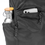 Rucksack wasserabweisend mit Taschen und Reißverschluss 9 Zoll farbe schwarz erste Detailansicht