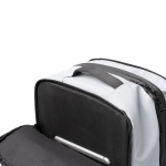 Reiserucksack mit Diebstahlschutzfach und Netzfach 12” farbe grau fünfte Detailansicht