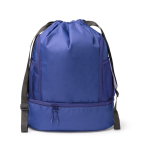 Verstellbarer Kordelrucksack aus 600D-Polyester mit Schuhfach farbe köngisblau zweite Ansicht
