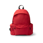 Rucksack recyceltes Nylon mit Taschen Laptop 15 Zoll farbe rot zweite Ansicht