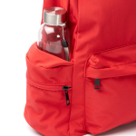 Rucksack recyceltes Nylon mit Taschen Laptop 15 Zoll farbe rot zweite Detailansicht