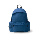 Rucksack recyceltes Nylon mit Taschen Laptop 15 Zoll farbe köngisblau zweite Ansicht