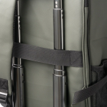 Rucksack aus Kunstleder für Laptop mit zwei Fächern 15” farbe dunkelgrün fünfte Detailansicht