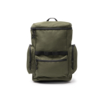 Öko-Reiserucksack mit oberer Öffnung und Fronttasche 12” farbe dunkelgrün zweite Ansicht