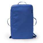 Reise-Rucksacktasche aus Kunstleder und Polyester farbe köngisblau zweite Ansicht