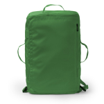 Reise-Rucksacktasche aus Kunstleder und Polyester farbe dunkelgrün zweite Ansicht