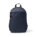 Nylon-Rucksack mit seitlichen Flaschentaschen 10” farbe marineblau zweite Ansicht
