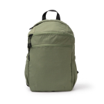 Nylon-Rucksack mit seitlichen Flaschentaschen 10” farbe dunkelgrün zweite Ansicht