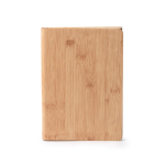 A5-Notizblock mit Smartphone-Halterung und Mauspad, blanko Seiten farbe natürliche farbe zweite Ansicht