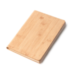 A5-Notizblock mit Smartphone-Halterung und Mauspad, blanko Seiten farbe natürliche farbe dritte Detailansicht