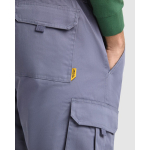 Unisex-Polyesterhose mit vielen Taschen 140g/m² Roly Direct Warmor farbe aschgrau zweite Detailansicht