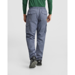 Unisex-Polyesterhose mit vielen Taschen 140g/m² Roly Direct Warmor farbe aschgrau dritte Detailansicht