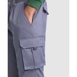Unisex-Polyesterhose mit vielen Taschen 140g/m² Roly Direct Warmor farbe aschgrau fünfte Detailansicht