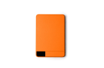 Powerbank magnetisch recyceltes Aluminium 5000 mAh farbe orange zweite Ansicht