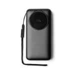 Powerbank mit LED-Display und Schnellladung 22,5 W 20.000 mAh farbe schwarz zweite Ansicht