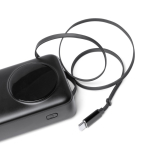 Powerbank mit LED-Display und Schnellladung 22,5 W 20.000 mAh farbe schwarz zweite Detailansicht