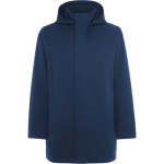 Parka unisex 3 4 mit Kapuze und Reißverschluss Roly Dome farbe marineblau erste Gebrauchsansicht