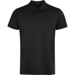 Polo unisex Piqué kurzarm 210 g/m2 Roly Wos farbe schwarz erste Gebrauchsansicht