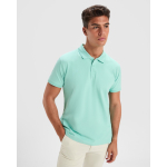 Polo unisex Piqué kurzarm 210 g/m2 Roly Wos farbe mintgrün erste Detailansicht