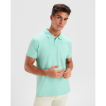 Polo unisex Piqué kurzarm 210 g/m2 Roly Wos farbe mintgrün zweite Detailansicht