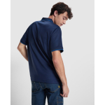 Polo technisch kurzarm mit Kontrast 200 g/m2 Roly Sian farbe köngisblau zweite Detailansicht