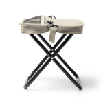 Kompakter Klappstuhl aus Polyester mit Hülle und Taschen farbe beige zweite Ansicht