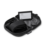 3-in-1-Reiseset mit Zahlenschloss und Reißverschlusshülle farbe schwarz erste Gebrauchsansicht