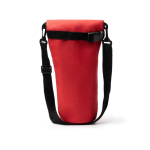 Flaschenkühltasche mit Schultergurt und Reißverschluss 1 L farbe rot zweite Ansicht