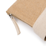 Kühltasche aus Baumwolle und Jute mit Isolierinnenfutter 280 g/m² zweite Detailansicht