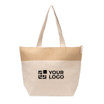 Kühltasche aus Baumwolle und Jute mit Isolierinnenfutter 280 g/m² Hauptansicht
